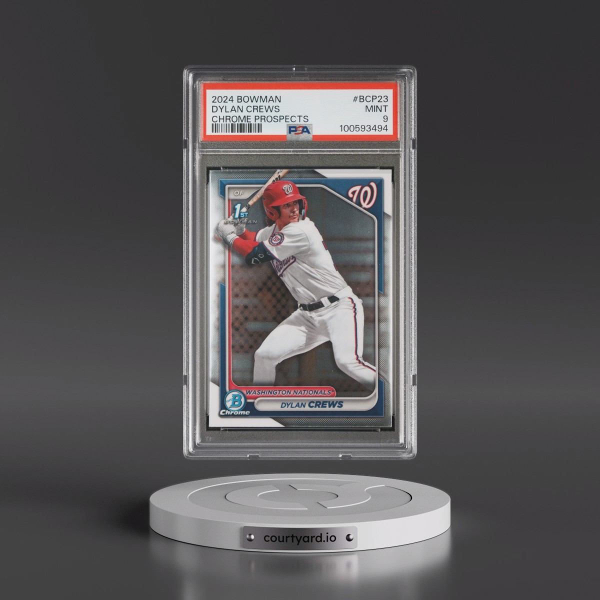 2024 Bowman Chrome Prospects Dylan Crews #BCP23 PSA 9