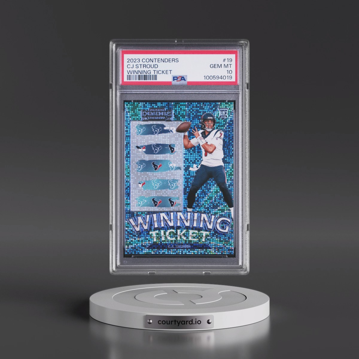 2023 Panini Contenders Winning Ticket #19 CJ Stroud (PSA 10 GEM MINT)