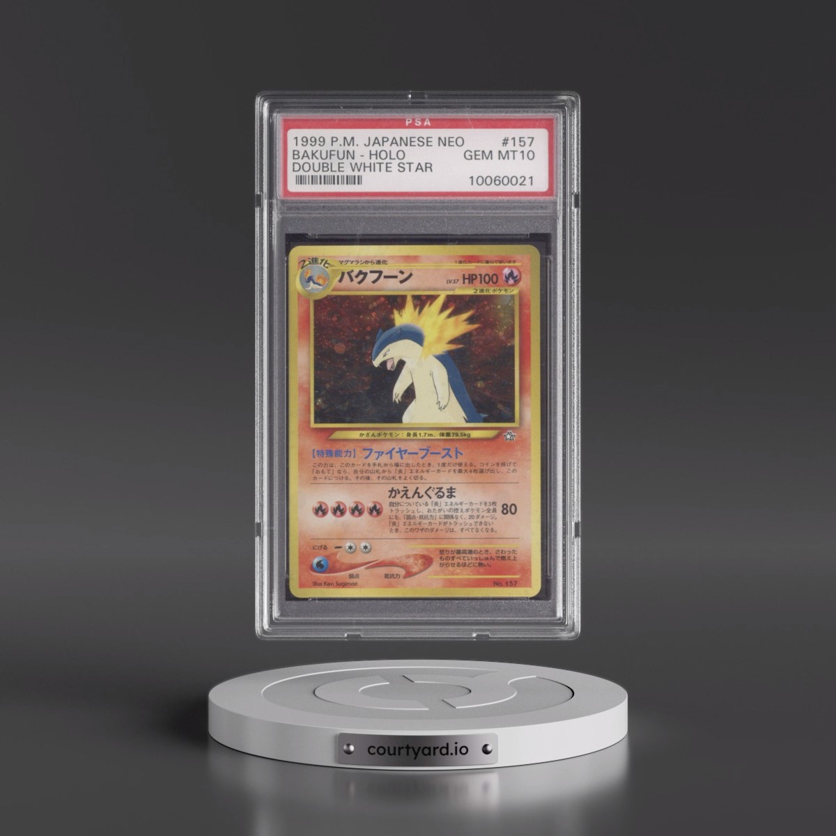 2000 Pokémon Neo #157 Typhlosion - Holo (PSA 10 GEM MINT)