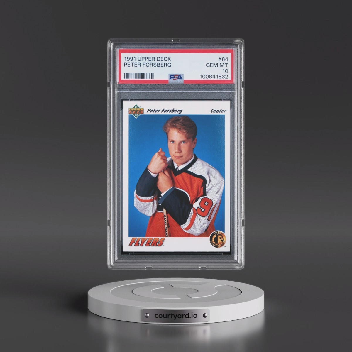 1991 Upper Deck Peter Forsberg #64 PSA 10