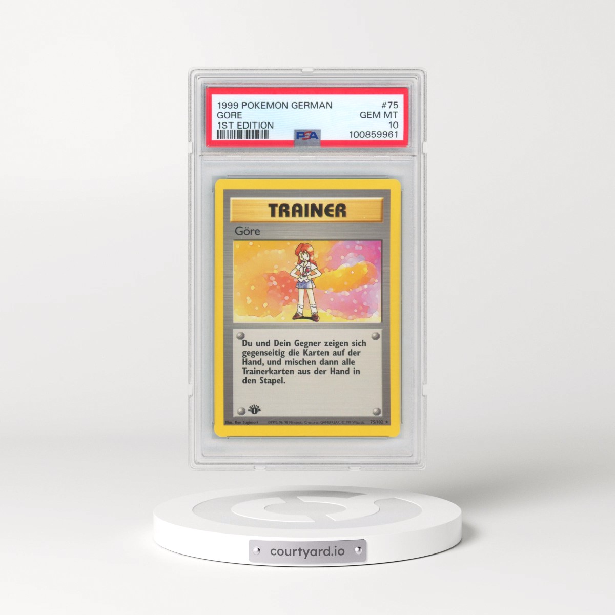 1999 Pokémon #75 Gore - 1st Edition (PSA 10 GEM MINT)