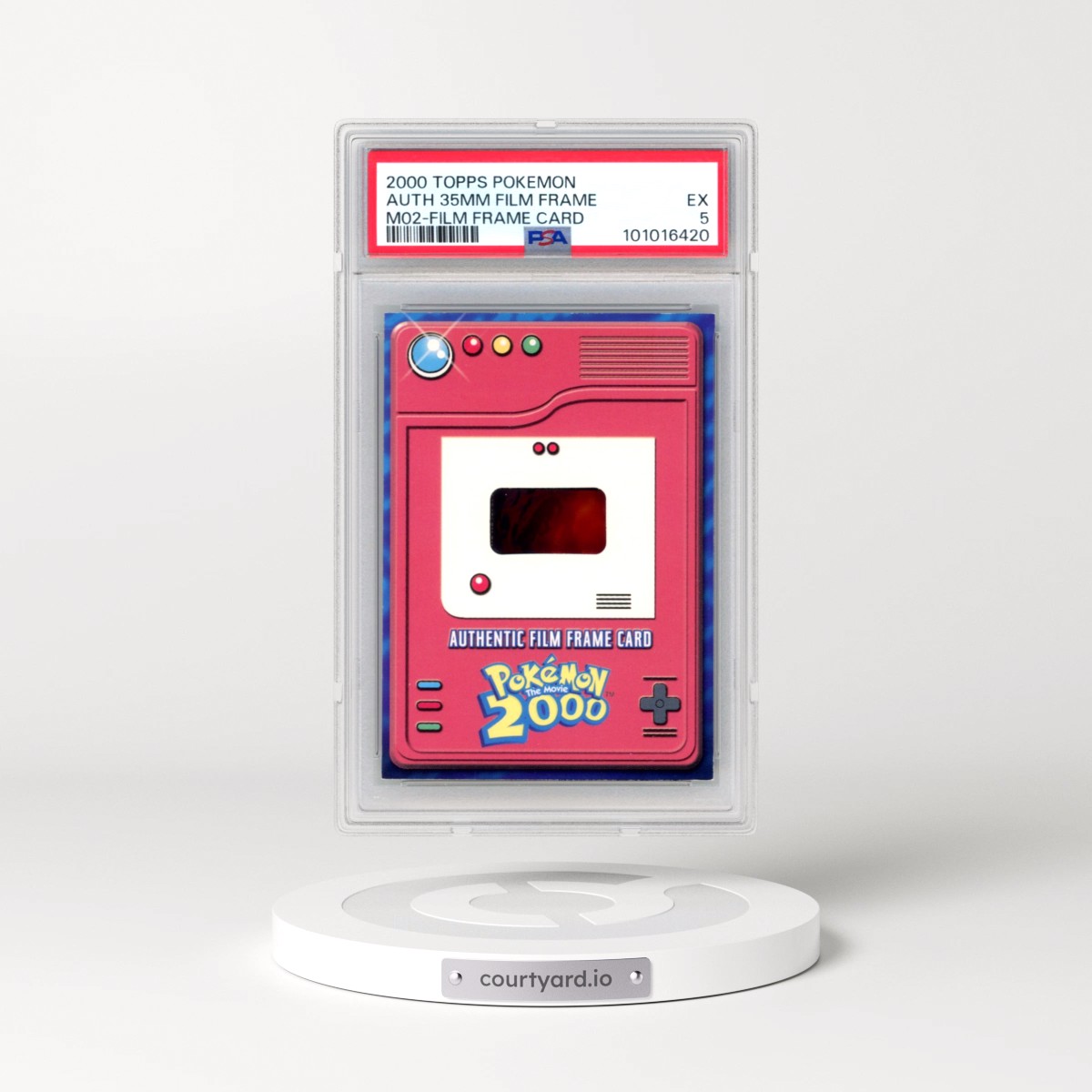 2000 Topps Pokémon the Movie 2000 Authentic Film Frame Card Authentic 35MM Film Frame From Pokemon: the Movie 2000 (PSA 5 EX)