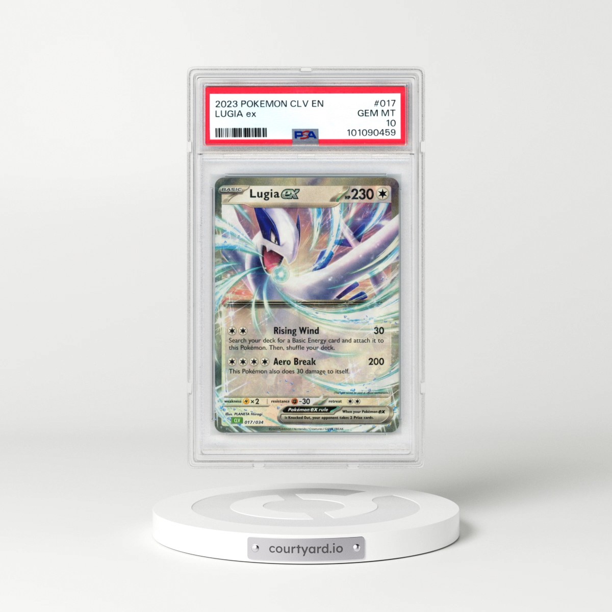 2023 Pokémon CLV-Trading Card Game Classic Venusaur & Lugia EX Deck #017 Lugia EX - Holo (PSA 10 GEM MINT)