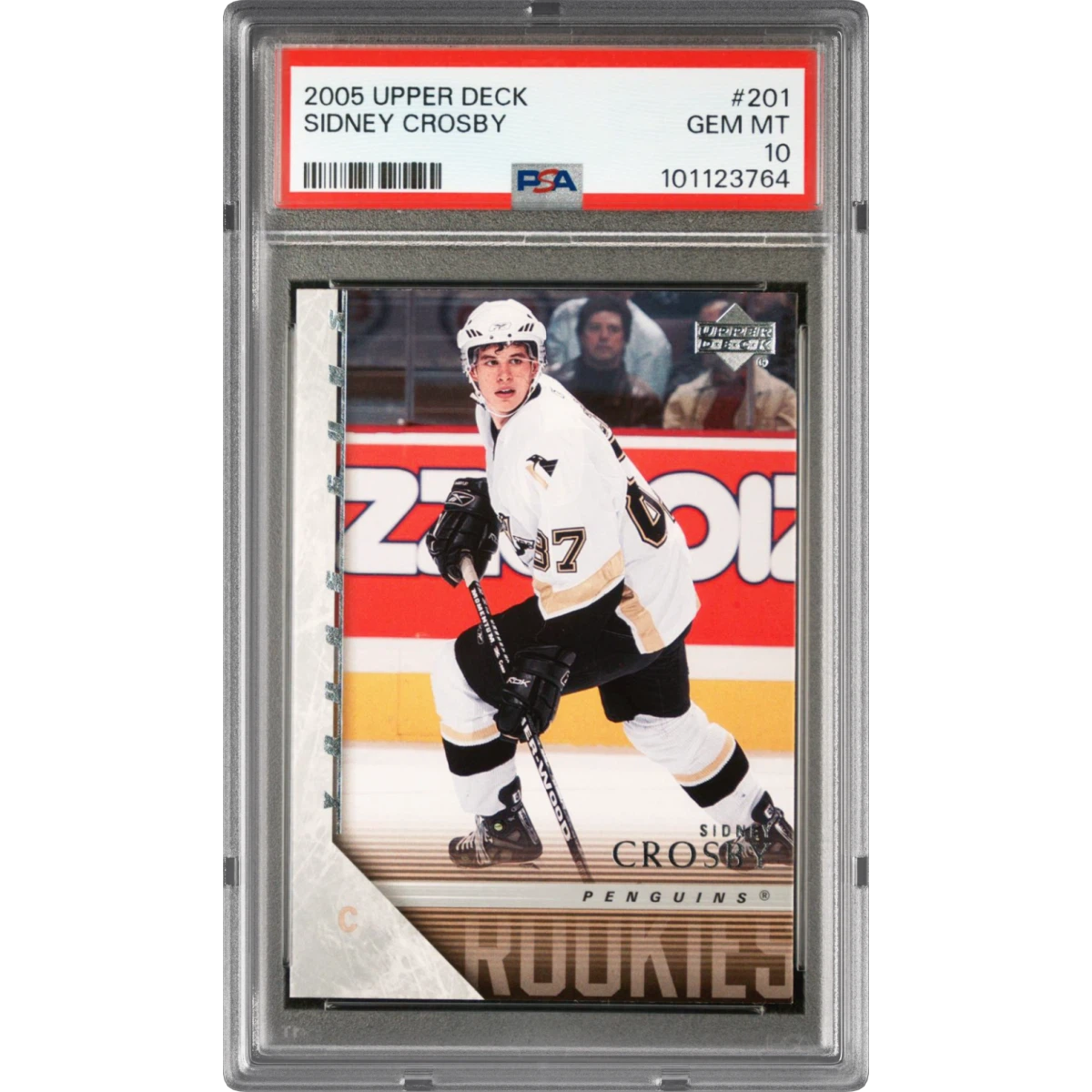 2005 Upper Deck #201 Sidney Crosby, PSA 10