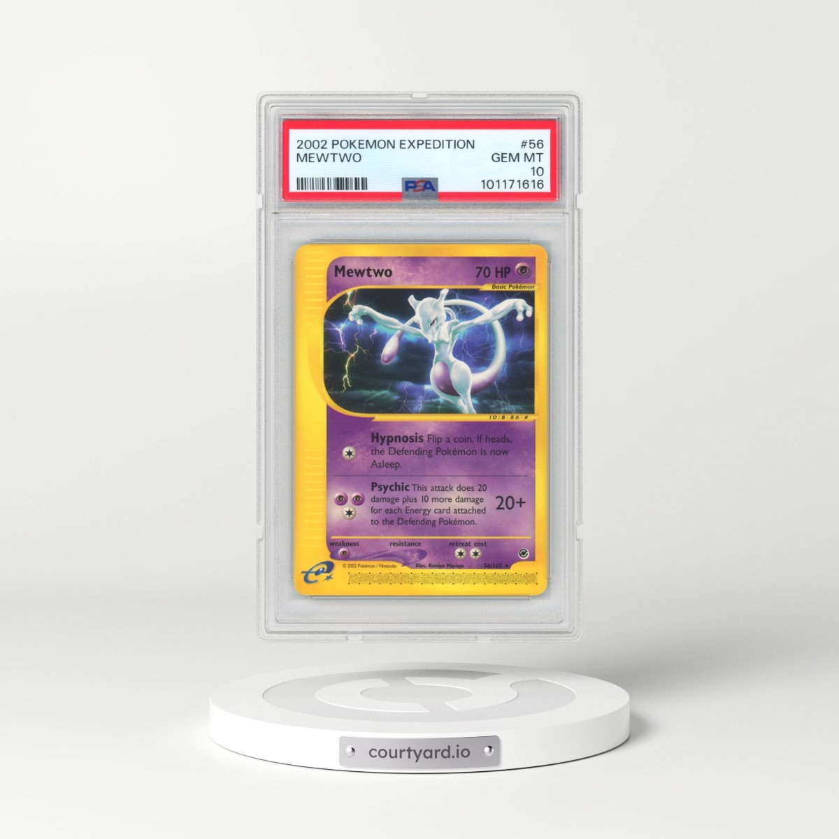2002 Pokémon Expedition #56 Mewtwo (PSA 10 GEM MINT)