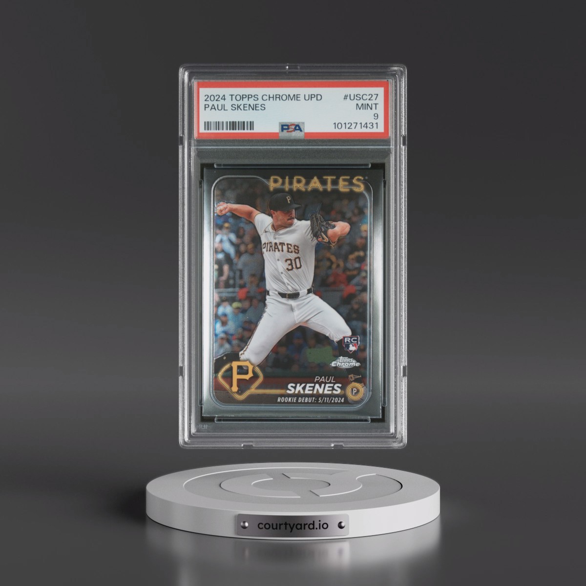 2024 Topps Chrome Update Paul Skenes #USC27 PSA 9
