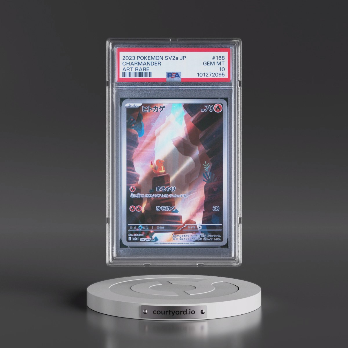 2023 Pokémon Sv2a-Pokemon 151 #168 Charmander - Art Rare (PSA 10 GEM MINT)