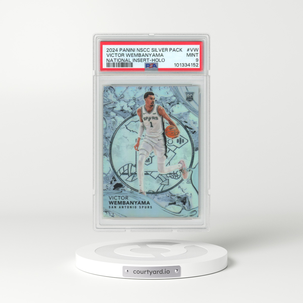 2024 Panini National Sports Collectors Convention National Insert #VW Victor Wembanyama - Holo (PSA 9 MINT)