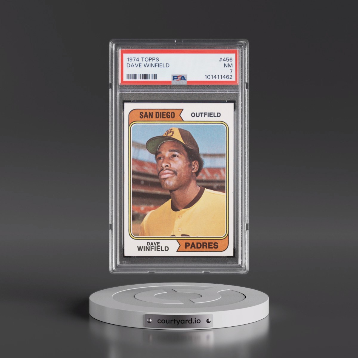 1974 Topps #456 Dave Winfield (PSA 7 NM)