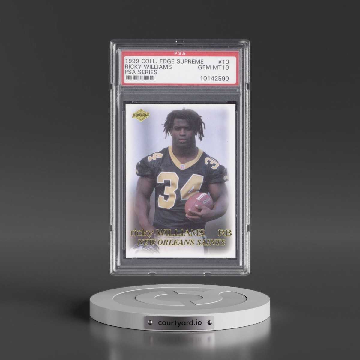 1999 Collector's Edge Supreme PSA Series #10 Ricky Williams - PSA Series (PSA 10 GEM MINT)