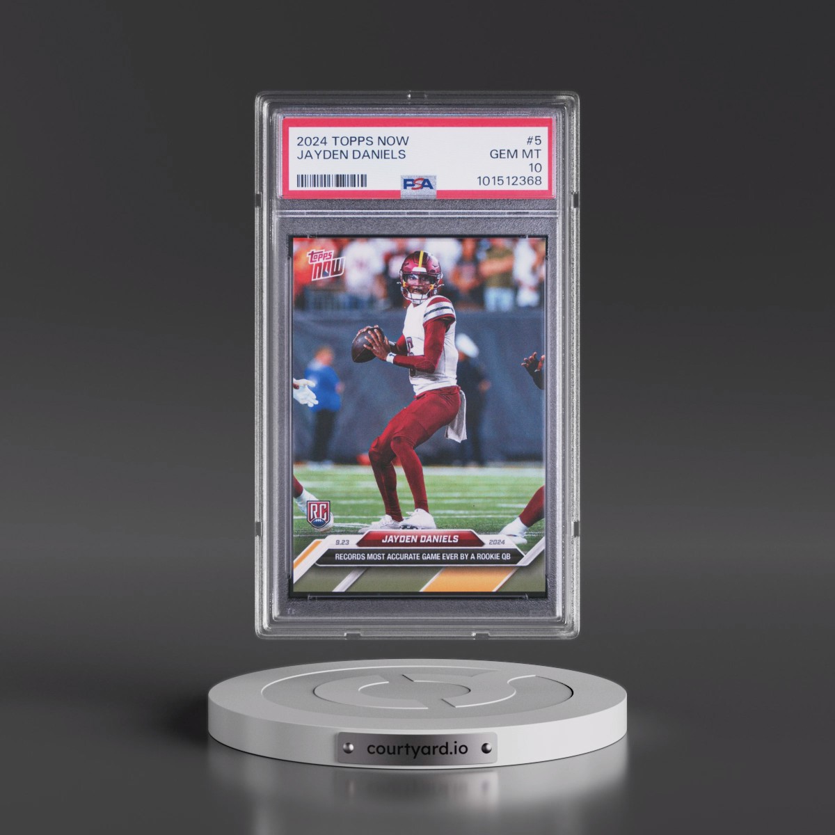 2024 Topps Now #5 Jayden Daniels (PSA 10 GEM MINT)