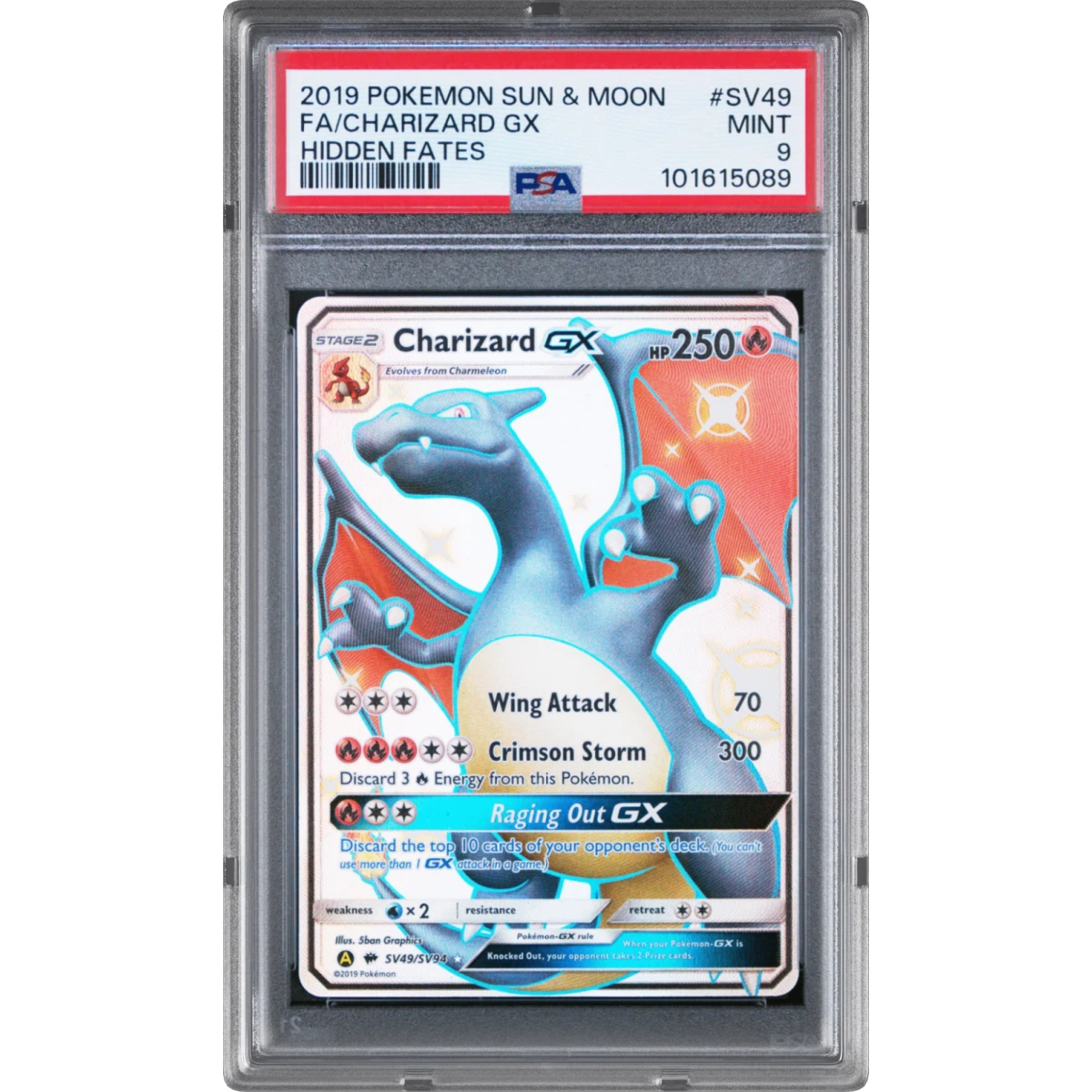 Charizard GX card artwork