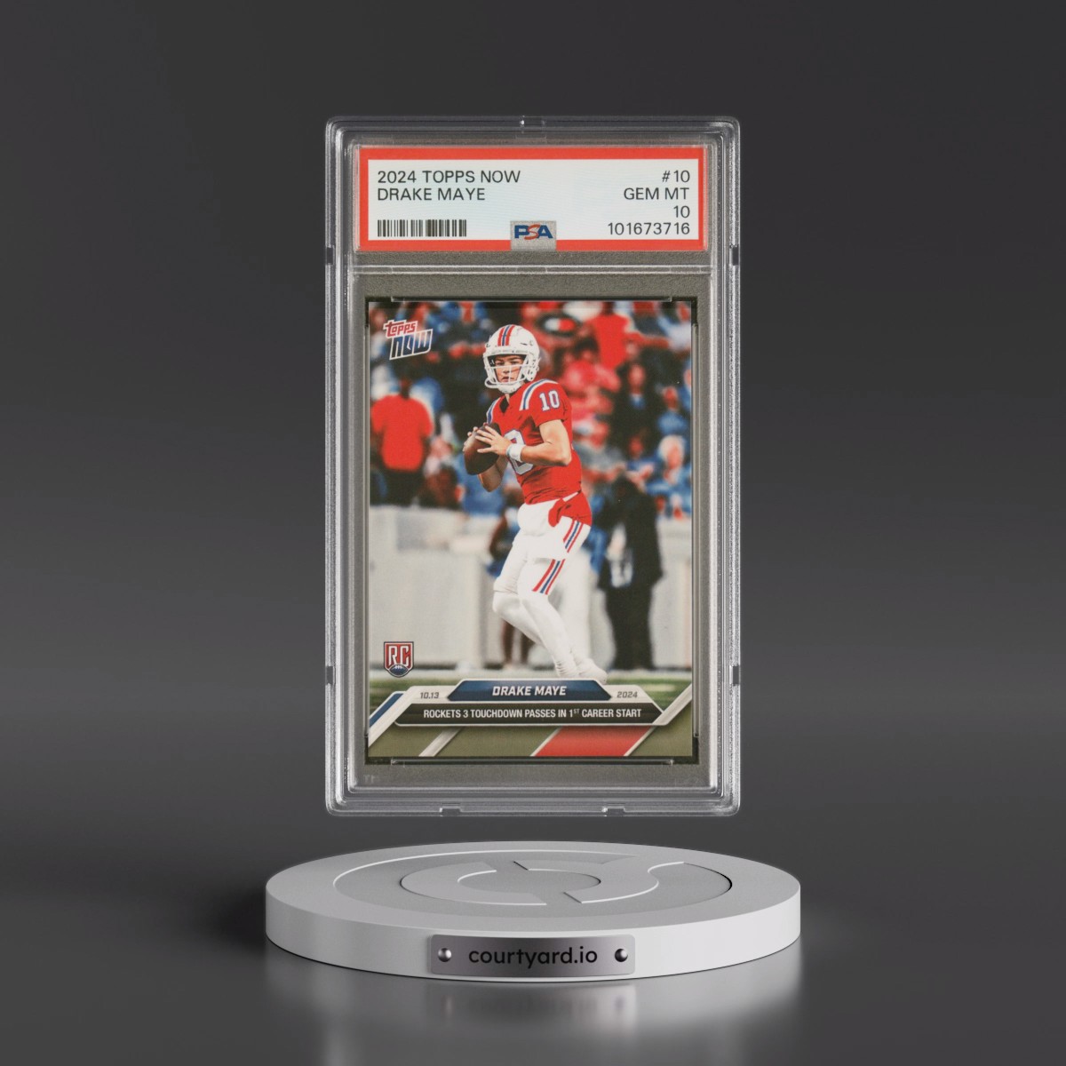 2024 Topps Now #10 Drake Maye (PSA 10 GEM MINT)