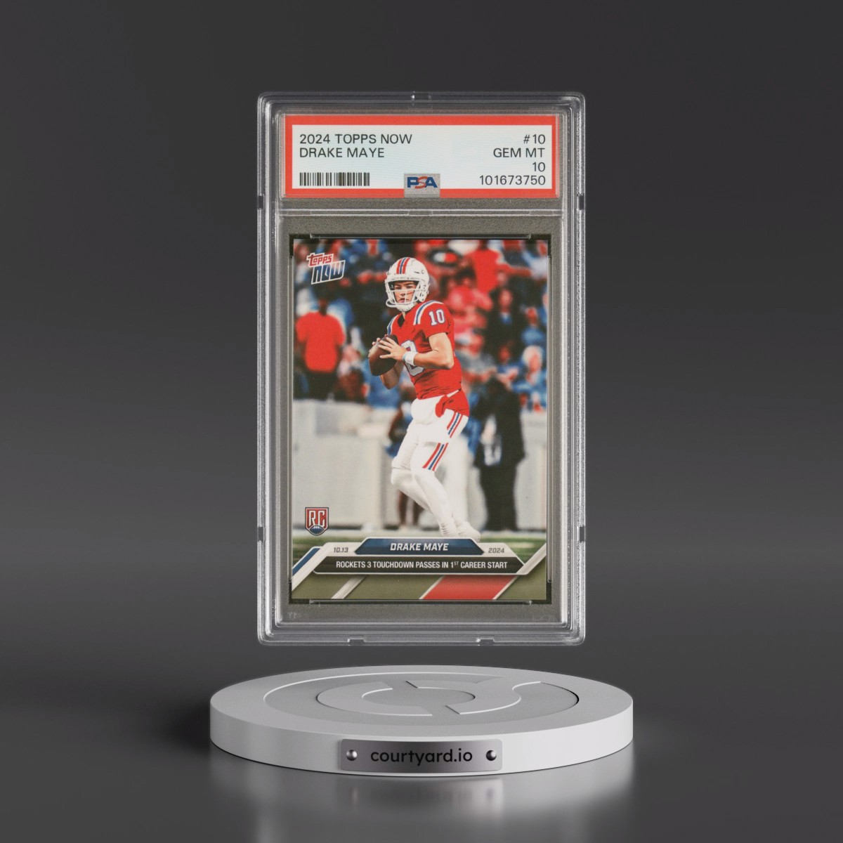 2024 Topps Now #10 Drake Maye (PSA 10 GEM MINT)