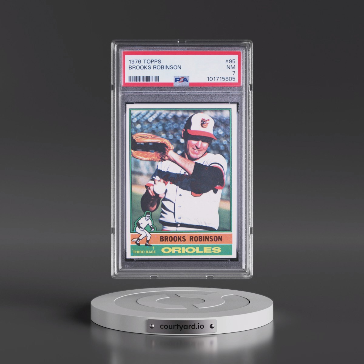 1976 Topps #95 Brooks Robinson (PSA 7 NM)