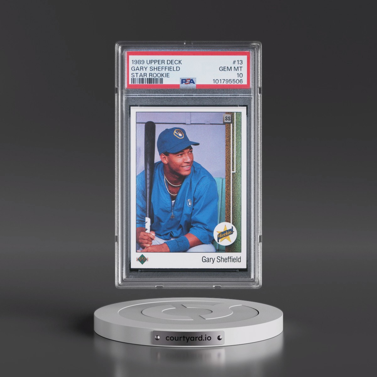 1989 Upper Deck #13 Gary Sheffield - Star Rookie (PSA 10 GEM MINT)