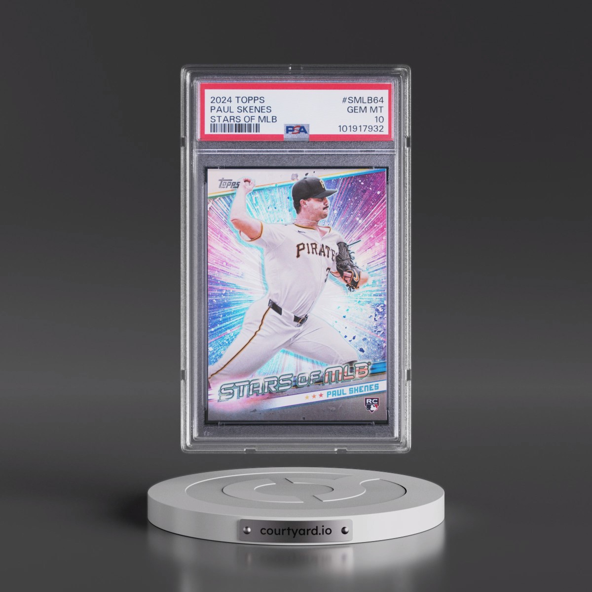 2024 Topps Stars of MLB #SMLB64 Paul Skenes - Update (PSA 10 GEM MINT)