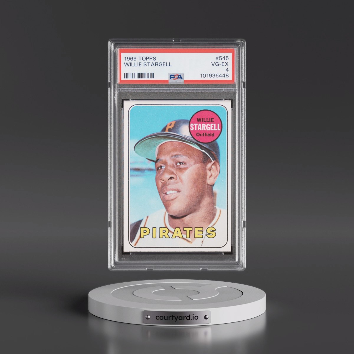 1969 Topps #545 Willie Stargell (PSA 4 VG-EX)