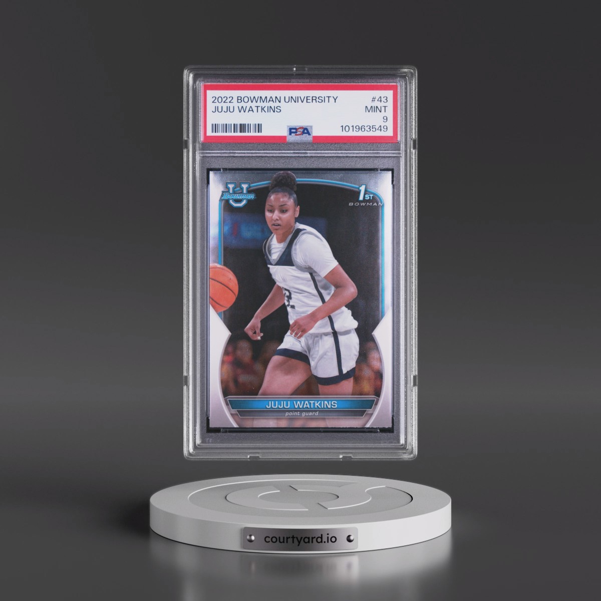 2022 Bowman Chrome University #43 Juju Watkins (PSA 9 MINT)