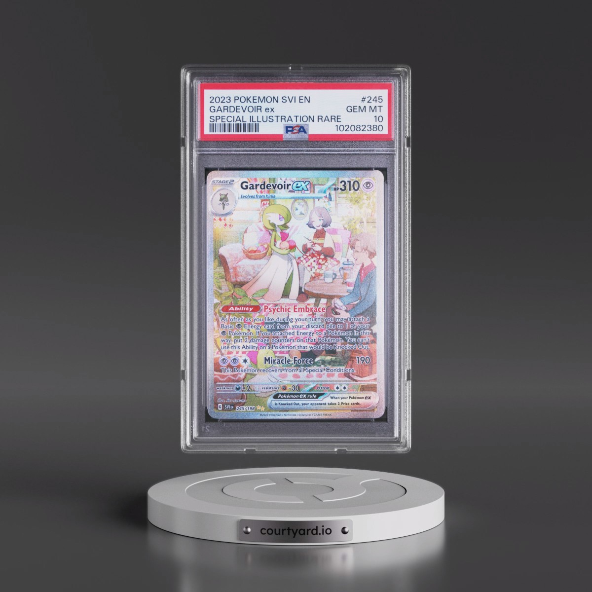 2023 Pokémon Svi EN-Scarlet & Violet #245 Gardevoir EX - Holo Special Illustration Rare (PSA 10 GEM MINT)