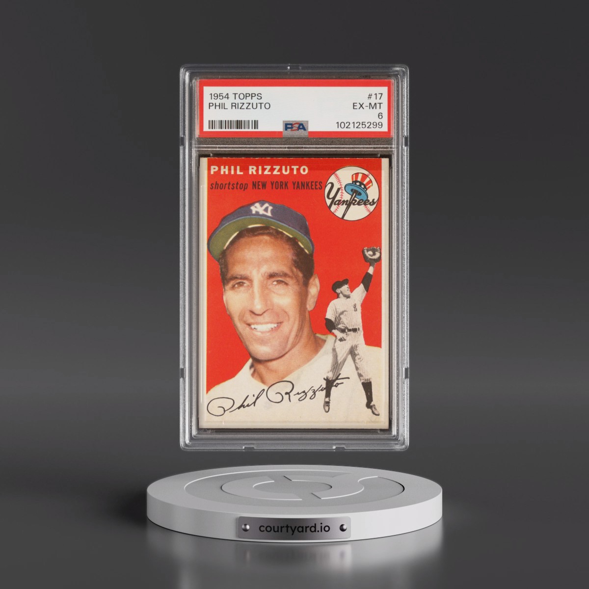 1954 Topps #17 Phil Rizzuto (PSA 6 EX-MT)