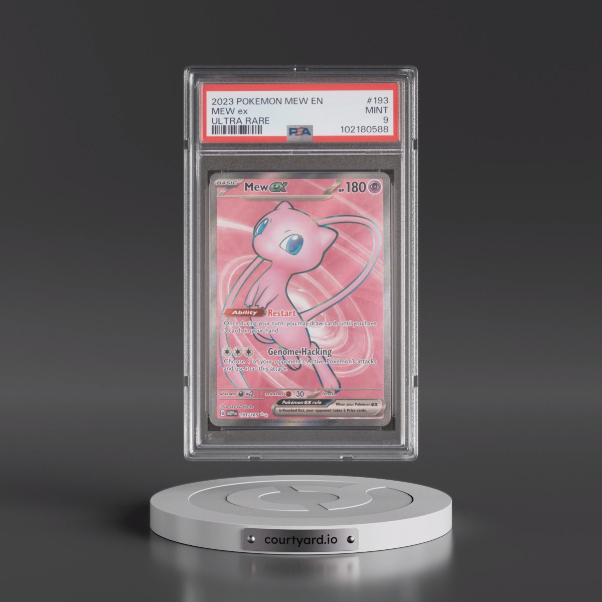 2023 Pokémon Mew EN-151 #193 Mew EX - Holo Ultra Rare (PSA 9 MINT)