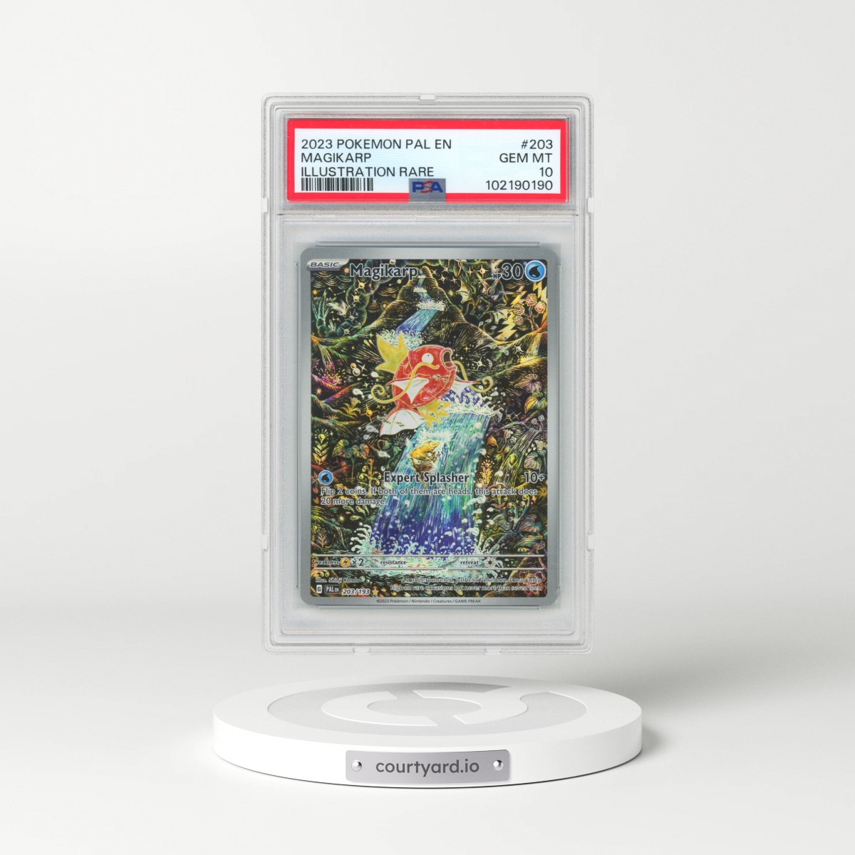2023 Pokémon Pal EN-Paldea Evolved #203 Magikarp - Illustration Rare (PSA 10 GEM MINT)