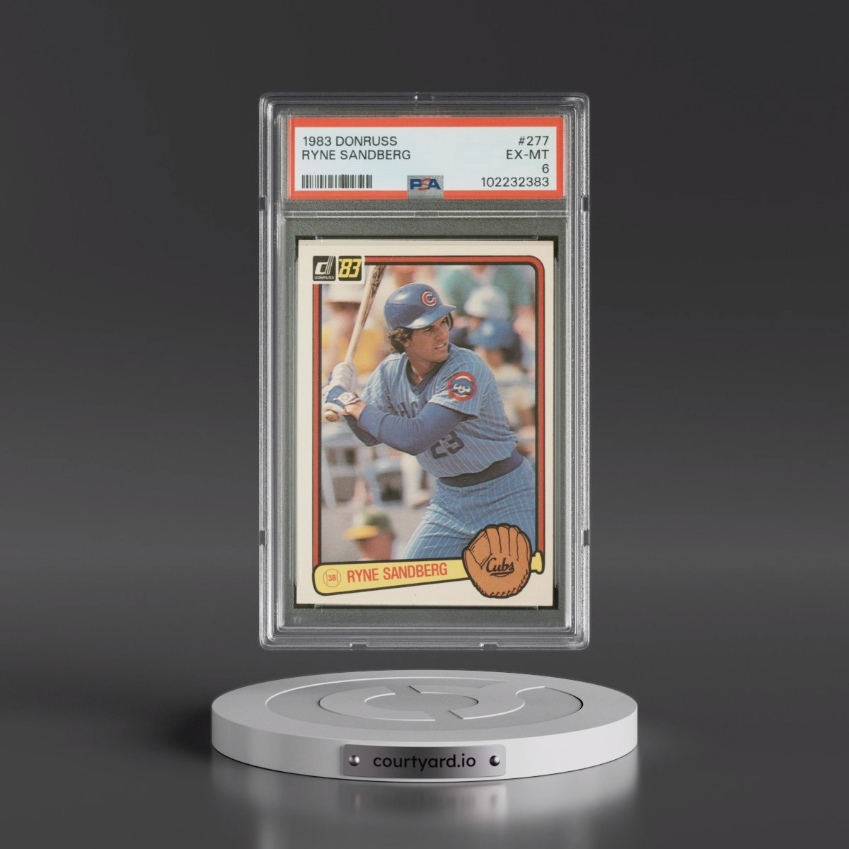 1983 Donruss #277 Ryne Sandberg (PSA 6 EX-MT)