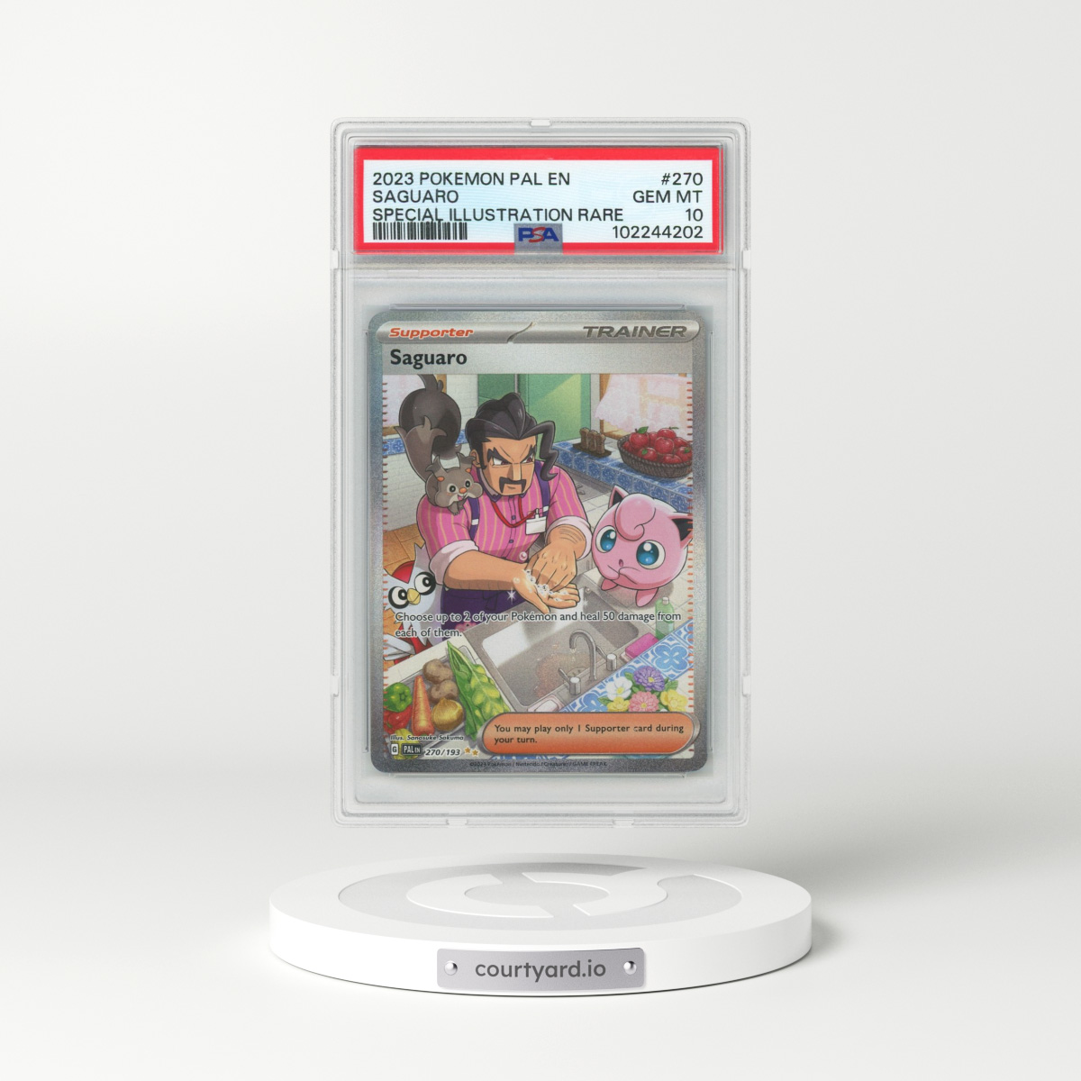 2023 Pokémon Pal EN-Paldea Evolved #270 Saguaro - Special Illustration Rare (PSA 10 GEM MINT)