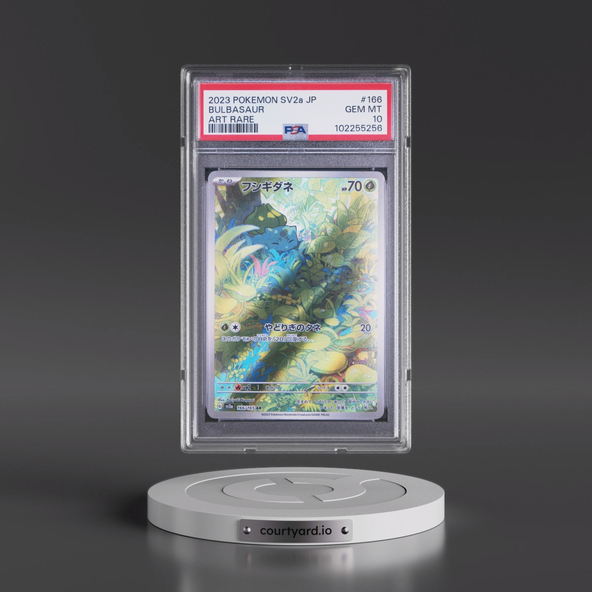 2023 Pokémon Sv2a-Pokemon 151 #166 Bulbasaur - Art Rare (PSA 10 GEM MINT)