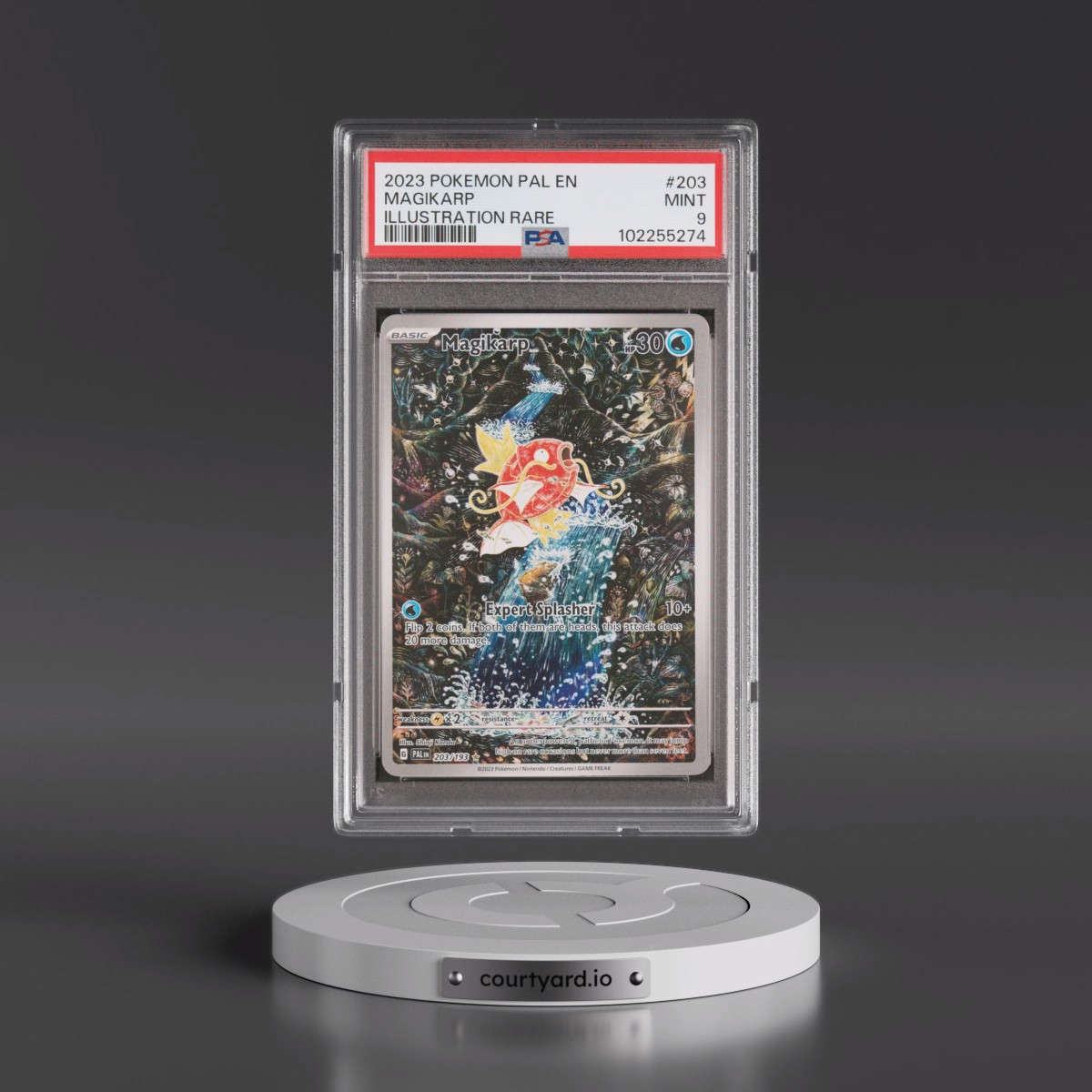 2023 Pokémon Pal EN-Paldea Evolved #203 Magikarp - Illustration Rare (PSA 9 MINT) - Photo