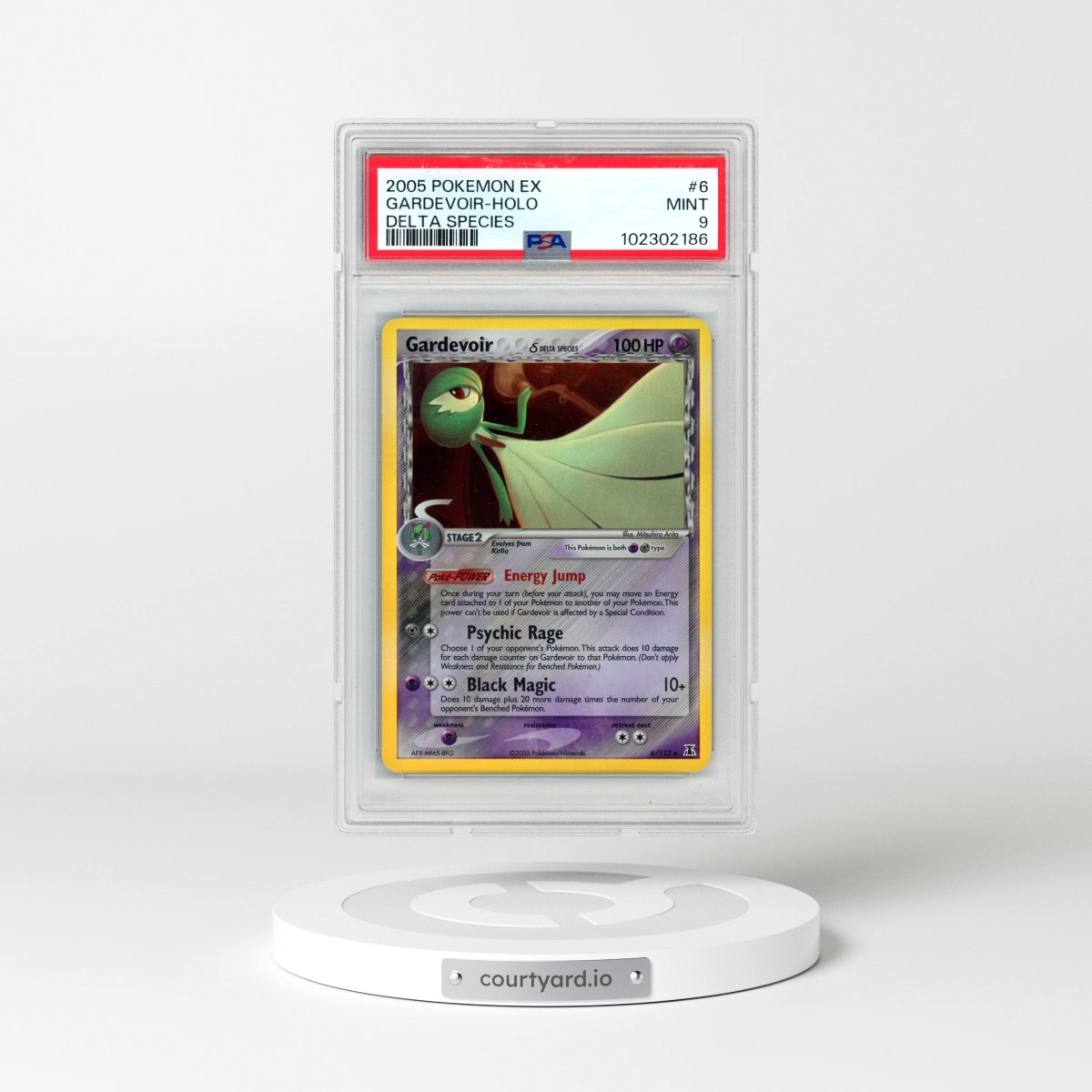 2005 Pokémon EX Delta Species #6 Gardevoir - Holo (PSA 9 MINT)