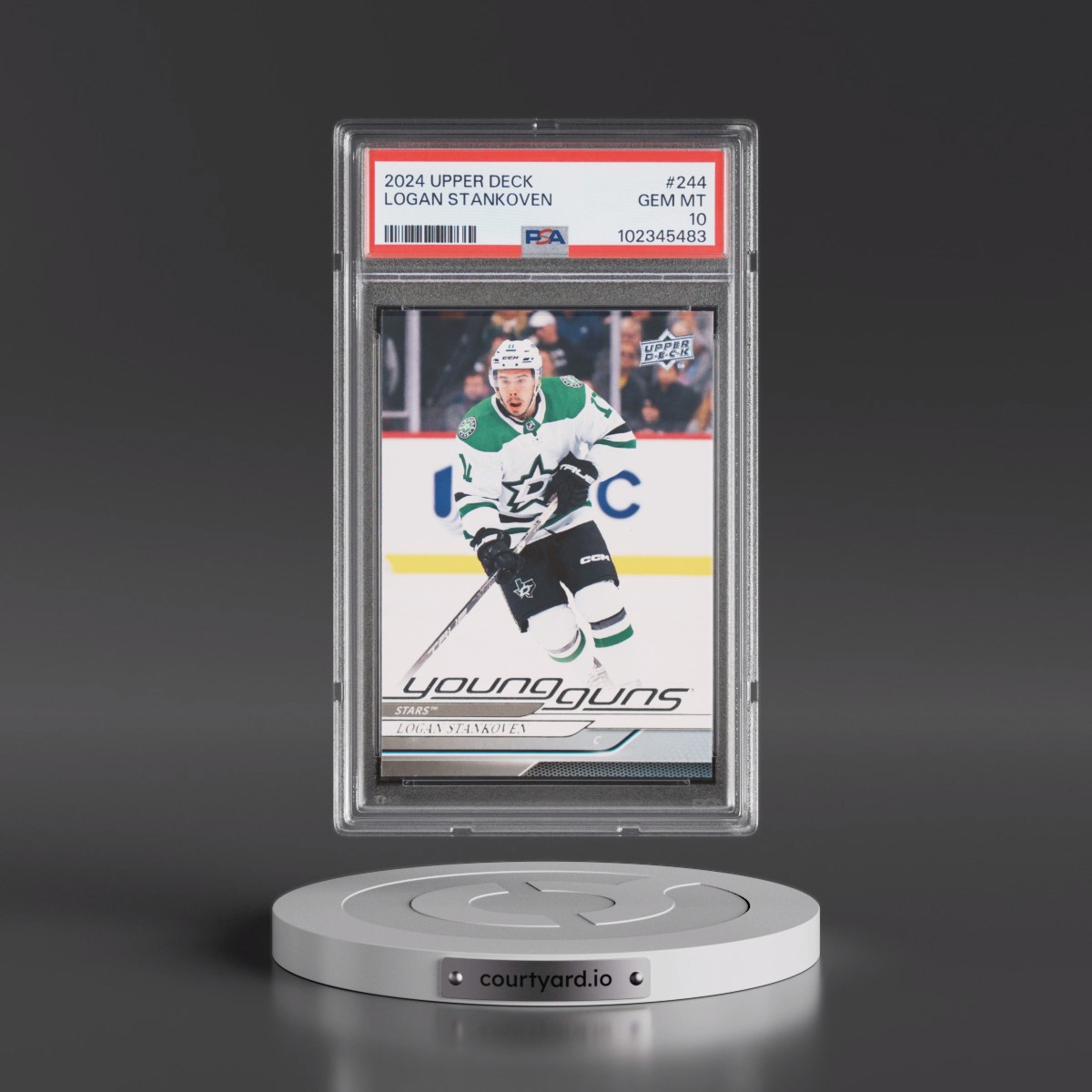 2024 Upper Deck #244 Logan Stankoven (PSA 10 GEM MINT)