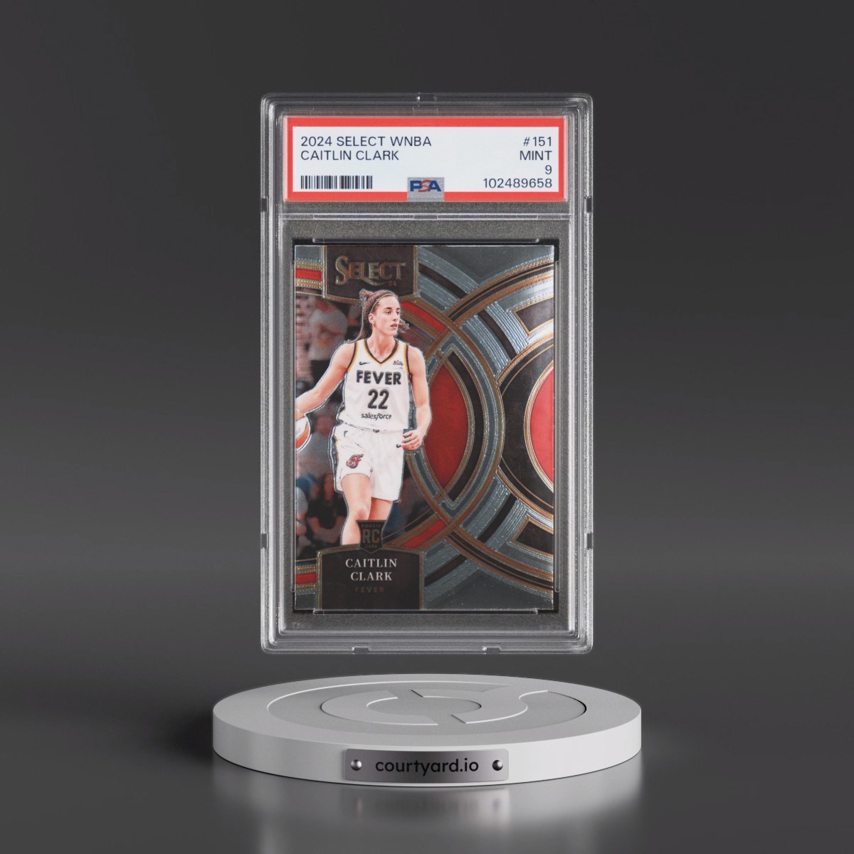 2024 Panini Select WNBA #151 Caitlin Clark (PSA 9 MINT)