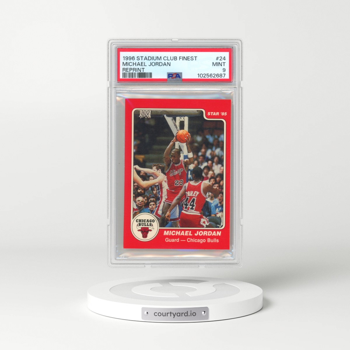 1996 Stadium Club Finest Reprint #24 Michael Jordan (PSA 9 MINT)