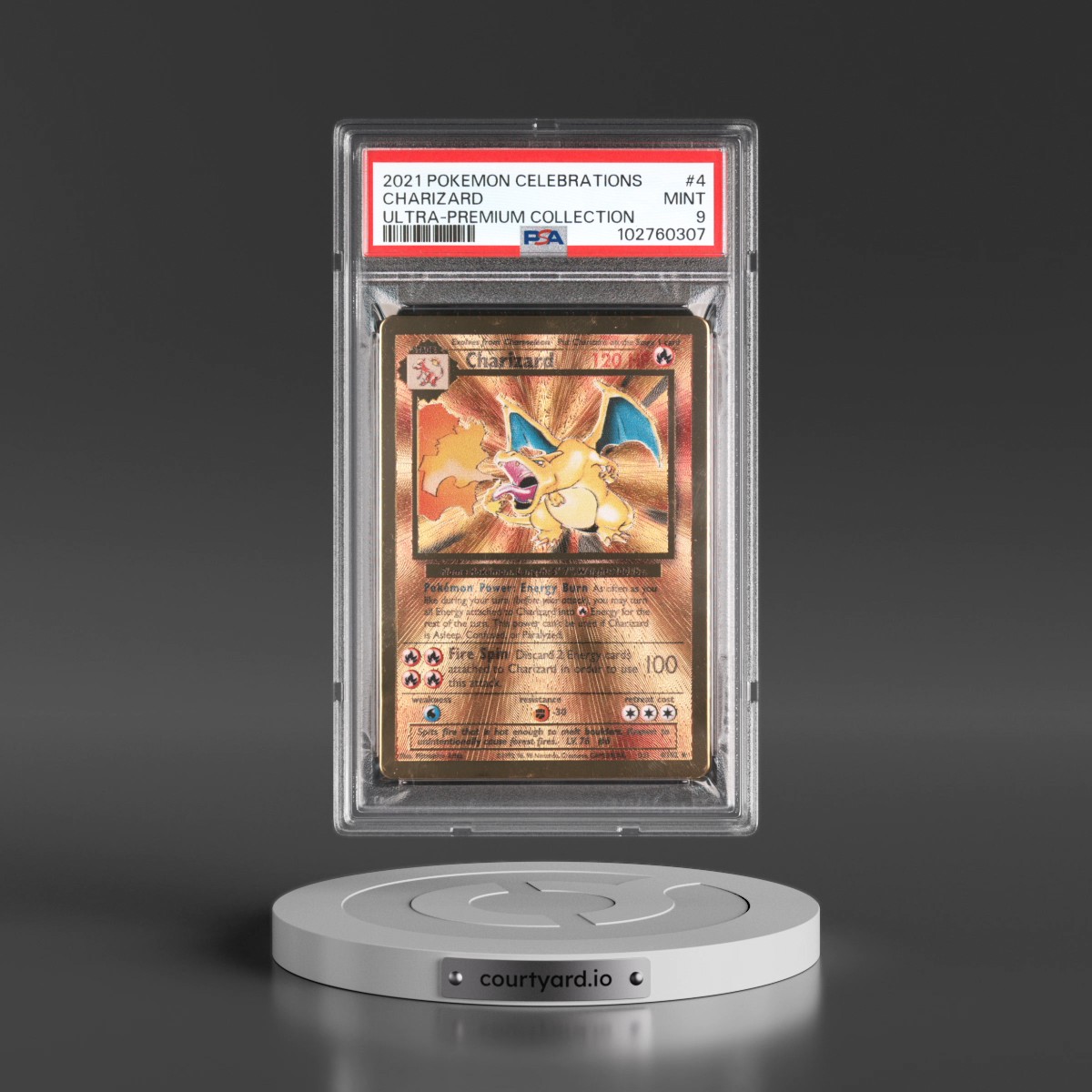 2021 Pokémon Celebrations Ultra-Premium Collection #4 Charizard (PSA 9 MINT)