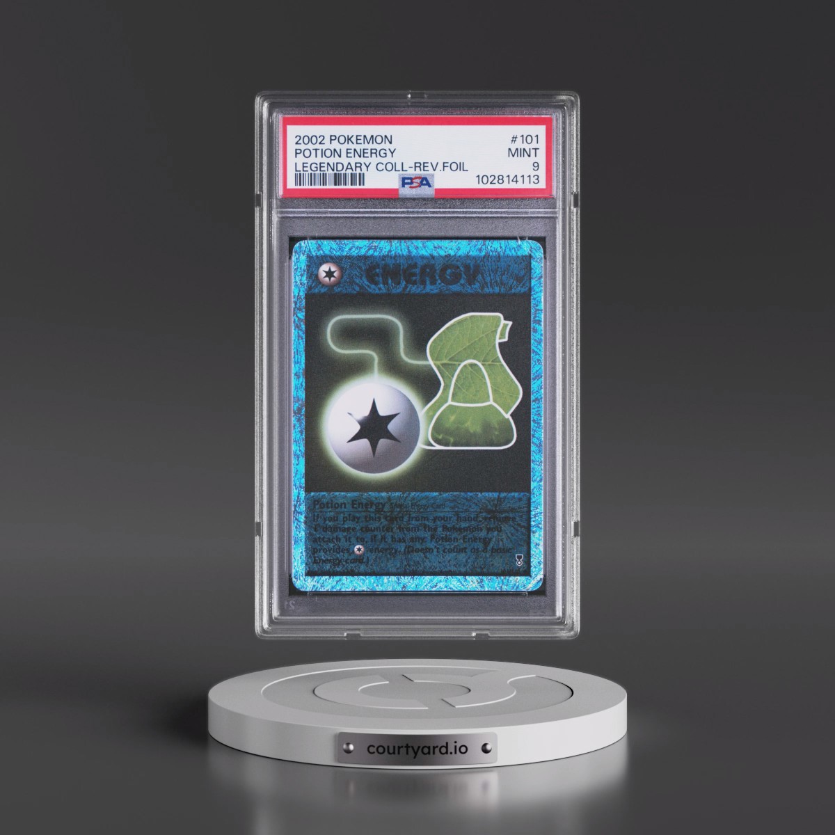 2002 Pokémon Legendary Collection #101 Potion Energy - Reverse Foil (PSA 9 MINT)
