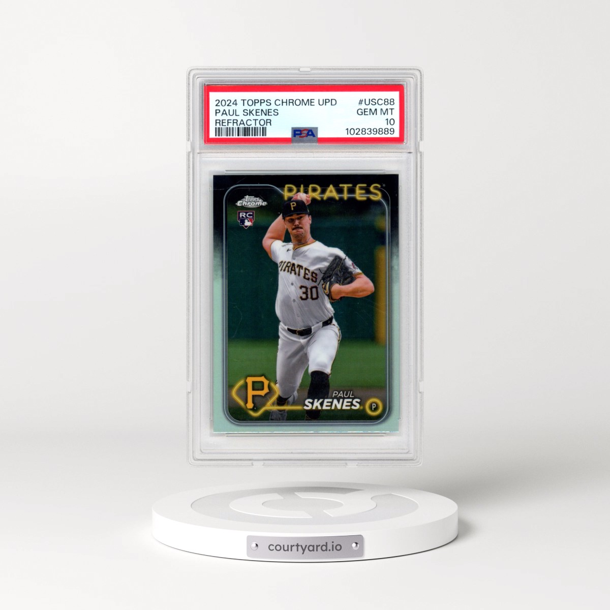 2024 Topps Chrome Update #USC88 Paul Skenes - Refractor (PSA 10 GEM MINT)