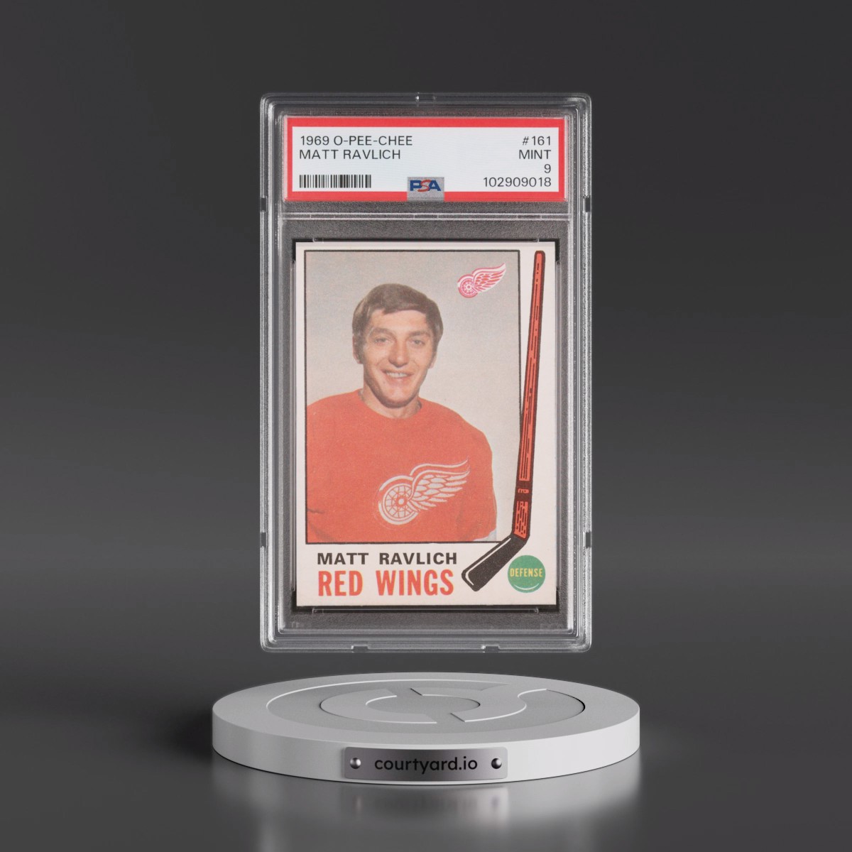 1969 O-Pee-Chee Matt Ravlich #161 PSA 9