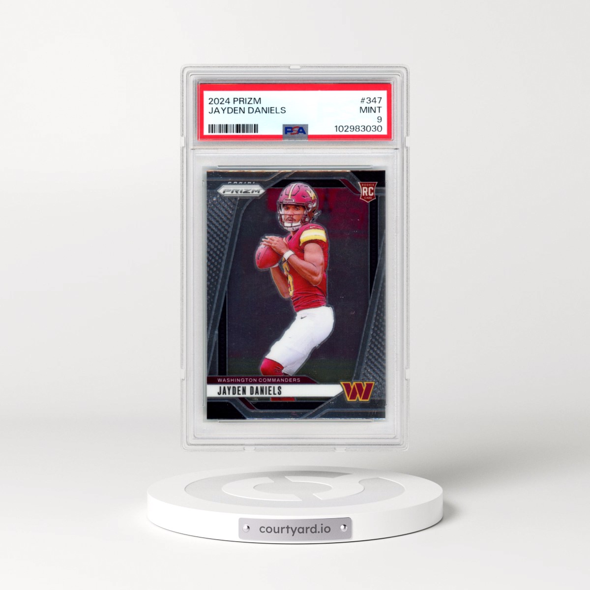 2024 Panini Prizm #347 Jayden Daniels (PSA 9 MINT)