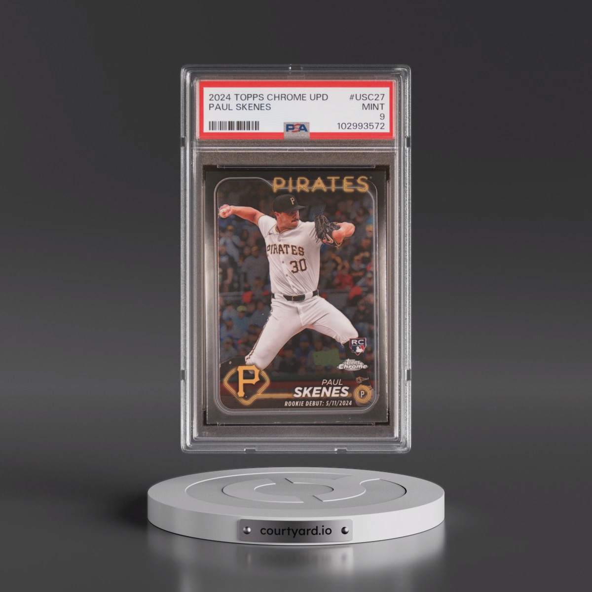 2024 Topps Chrome Update #USC27 Paul Skenes (PSA 9 MINT)