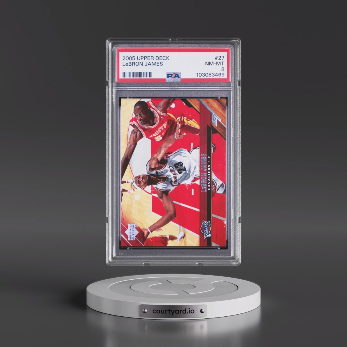 2005 Upper Deck LeBron James #27 PSA 8