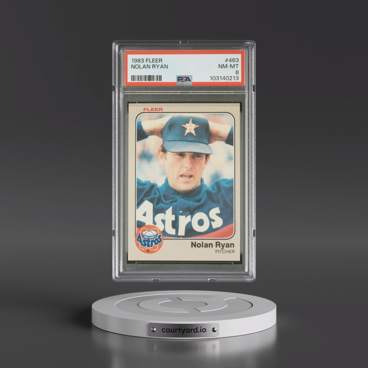 1983 Fleer Nolan Ryan #463 PSA 8