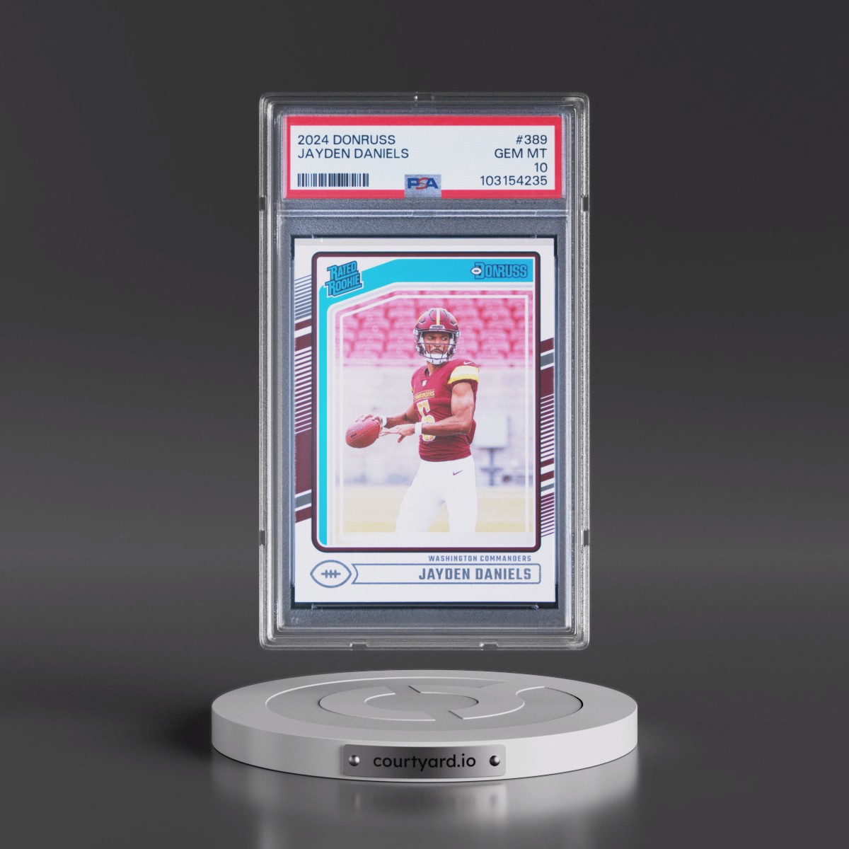 2024 Panini Donruss #389 Jayden Daniels (PSA 10 GEM MINT)