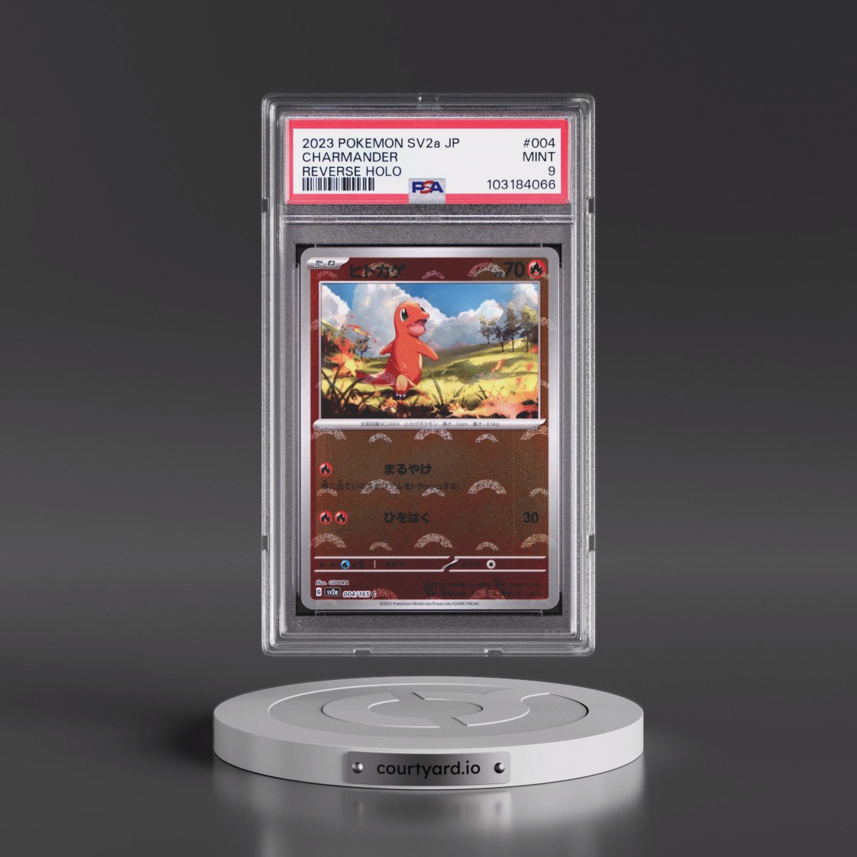 2023 Pokémon Sv2a-Pokémon 151 #004 Charmander - Reverse Holo (PSA 9 MINT)