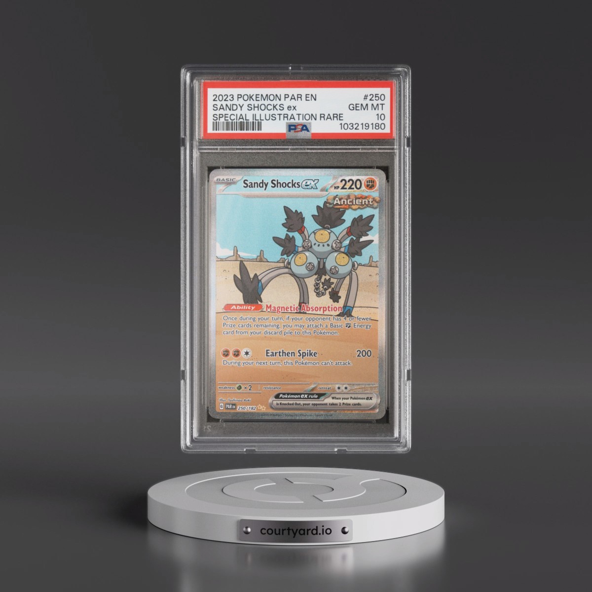 2023 Pokémon Par EN-Paradox Rift #250 Sandy Shocks EX - Holo Special Illustration Rare (PSA 10 GEM MINT)