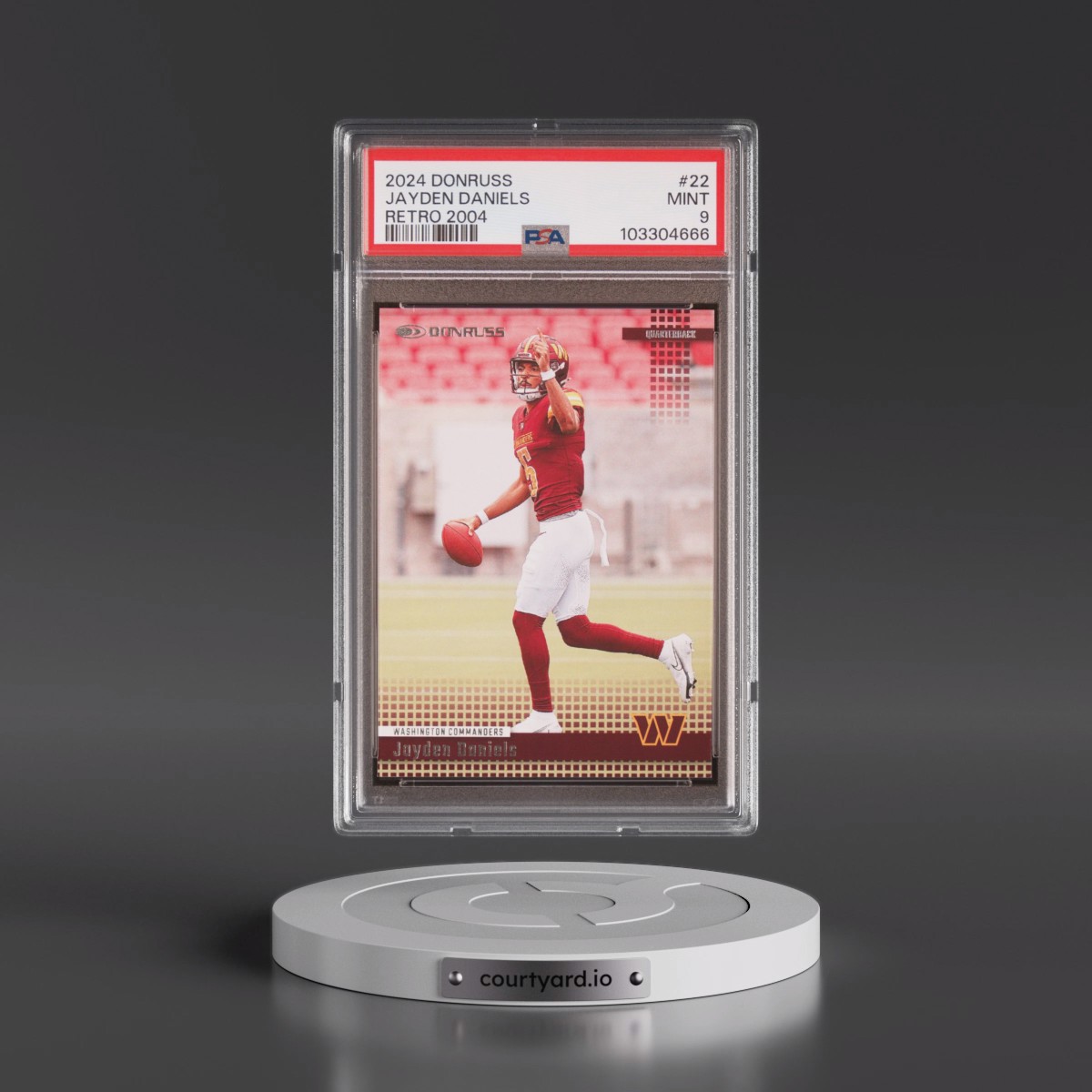 2024 Panini Donruss Retro 2004 #22 Jayden Daniels (PSA 9 MINT)