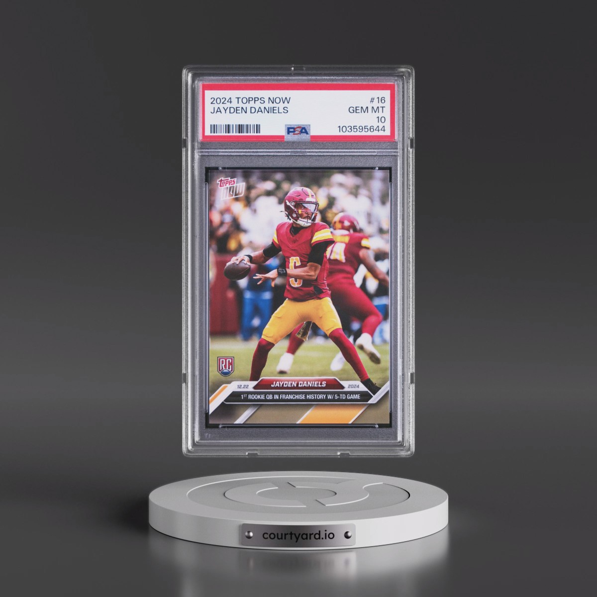 2024 Topps Now #16 Jayden Daniels (PSA 10 GEM MINT)