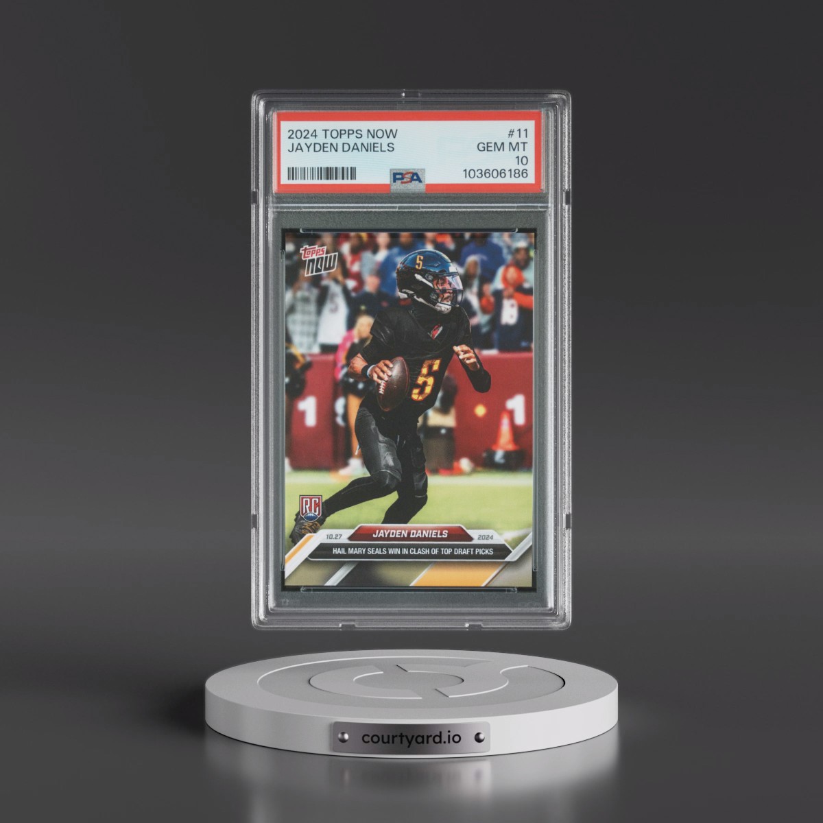 2024 Topps Now #11 Jayden Daniels (PSA 10 GEM MINT)