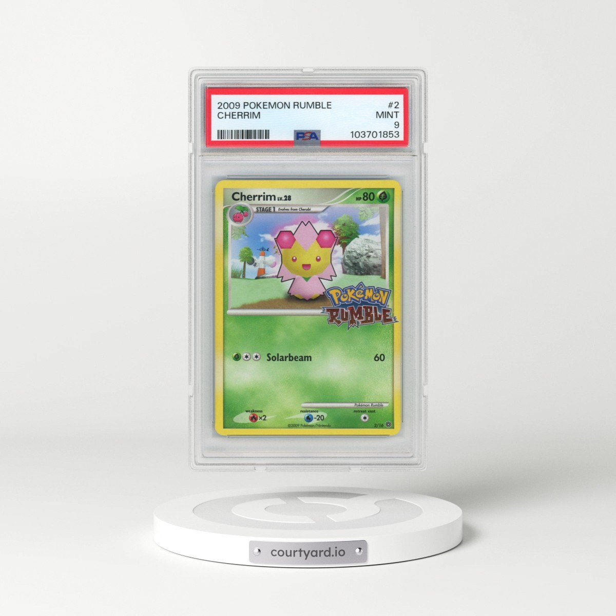 2009 Pokémon Rumble #2 Cherrim (PSA 9 MINT)